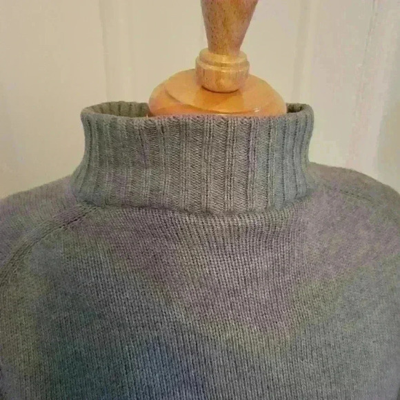 Emanuel Ungaro Gray Full Zip Knit Sweater Jacket Sherpa Lined Men’s M GrampaCore - Picture 7 of 9